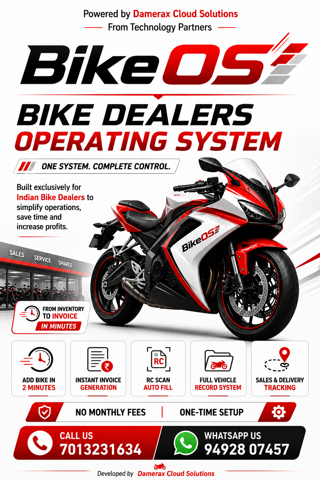 BikeOS – Bike Dealers Operating System Features